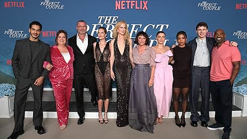 Nicole Kidman, Liev Schreiber, Michael Beach, Susanne Bier, Donna Lynne Champlin, Mia Isaac, Ishaan Khatter, Eve Hewson, Ishaan Khatter, Meghann Fahy, and Sam Nivola at an event for The Perfect Couple (2024)