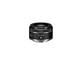 Canon RF50mm F1.8 STM Lens, Fixed Focal Length Prime Lens, Compatible with EOS R Series Mirrorless Cameras, Black