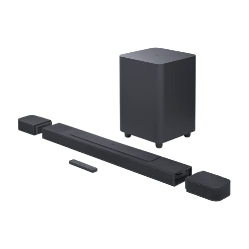 Jbl Bar 1000: 7.1.4Channel Soundbar With Detachable Surround Speakers, Multibeam™, Dolby Atmos®, And Dts:x®, Black