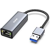 BENFEI USB to Ethernet Adapter, USB 3.0 to 10/100/1000 Gigabit Ethernet LAN Network Adapter Compa...