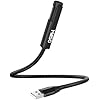 MillSO USB Microphone for Laptop Gooseneck Portable Mini USB Computer Microphone Plug&Play Omnidirectional External USB PC Microphone for YouTube, Streaming, Podcasting, Recording, Gaming - 1 FT