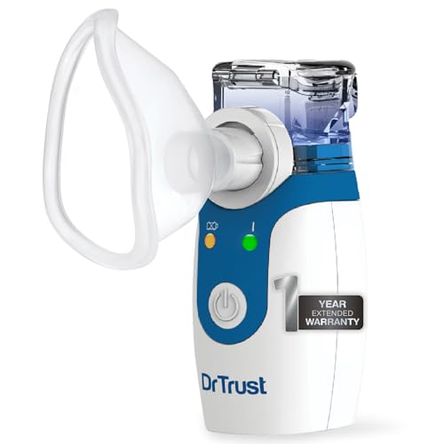 Dr Trust Portable Ultrasonic Mesh Nebulizer Machine Cool...