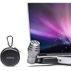 Movo DOM2-USB Mini Omnidirectional USB Laptop Microphone for Computer or MacBook - Laptop Mic for PC and Mac - Desktop Microphone with Case for Streaming, Zoom Meetings, and More