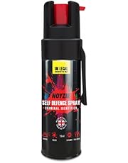 Self Defence Spray NOYZIE UK Legal Pepper Spray Alternative for Men &amp; Women with UV Marking &amp; Handy Clip - Criminal Identifier Spray for Personal Protection 15ml