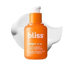 Bliss Bright Idea Vitamin C + Tri-Peptide Collagen Brightening Face Skincare Serum - Anti Aging, Reduces Dark Spots, Boosts…