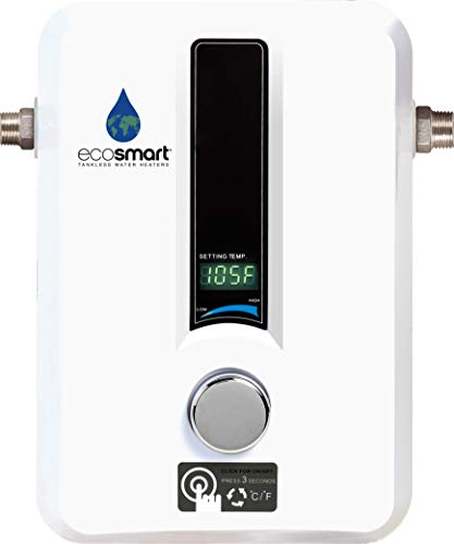 bathroom vents with heater - EcoSmart ECO 11 Electric Tankless Water Heater, 13KW at 240 Volts with Patented Self Modulating Technology