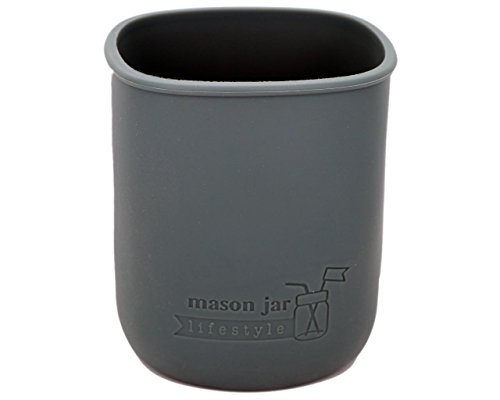 alabama mason jar shirt - Quart 32oz Silicone Sleeves/Jackets for Protecting Ball, Kerr, Canning Jars by Mason Jar Lifestyle (Charcoal Gray, 2 Pack)