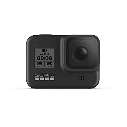 GoPro HERO8 Black - Waterproof Action Camera with Touch Screen 4K Ultra HD Video 12MP Photos 1080p Live Streaming Stabilization