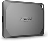 Crucial X9 Pro 1TB Portable SSD – Up to 1050MB/s sustained Reads, Water and dust Resistant Storage for...