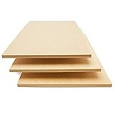 6 mm Baltic Birch Plywood 1/4 x 12 x 24 Inch, Box of 6 B/BB Grade Craft Wood, Stronger Than Basswood Sheets, for Laser, CNC Cutting and Wood Burning, by Woodpeckers