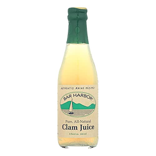 juice bars - Bar Harbor Pure Clam Juice, 8 Fl Oz (Pack of 12)