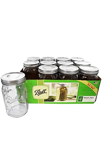 alabama mason jar shirt - Ball Mason 32 oz Wide Mouth Jars with Lids and Bands, Set of 12 Jars.