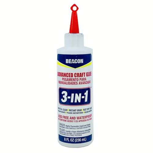 BEACON 3-in-1 Advanced Craft Glue - Fast-Drying, Crystal...