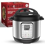 9-IN-1 FUNCTIONALITY: Pressure cook, slow cook, rice cooker, yogurt maker, steamer, sauté pan, egg cooker, sterilizer and food warmer. IMPROVED STRESS-FREE VENTING: Intuitive and simple, our improved easy-release steam switch makes releasing steam ea...