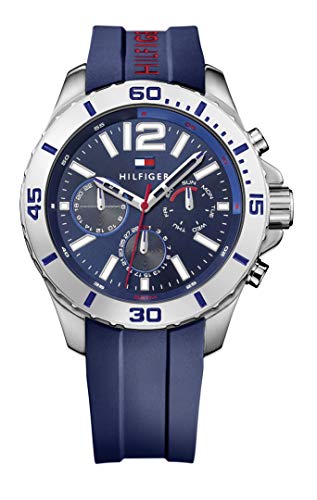 Tommy Hilfiger Men's 1791142 Cool Sport Analog Display Quartz Blue Watch