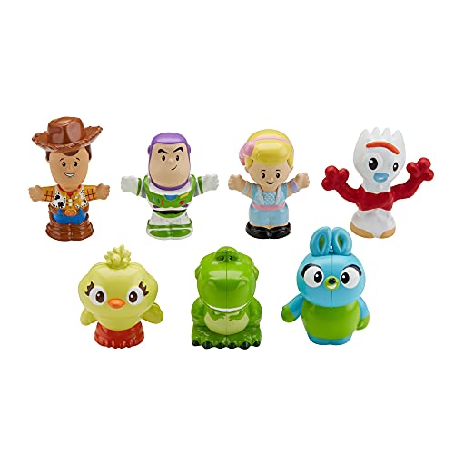 Disney Toy Story Woody, Buzz Lightyear, Bo Peep 4, 7 Friends Pack by Little People