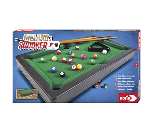 Noris 606167704 - Piscina biliardo e snooker, con 2 stecche,