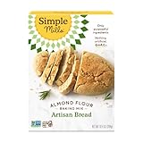 Contains 1 - 10.4 oz box of Simple Mills Almond Flour Mix, Artisan Bread Made with almond flour & ground flax for nutrient value Can be made into rolls, flatbread or a loaf Certified Gluten free; Grain free, Soy free, Corn free, Dairy & Gums/Emulsifi...