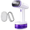 Steamer for Clothes, Portable Clothes Steamer Handheld, Strong Penetrating Travel Garment Steamer with 2 Steam Levels, Convenient Clothing Steamer with Brush for Home, Office and Travel