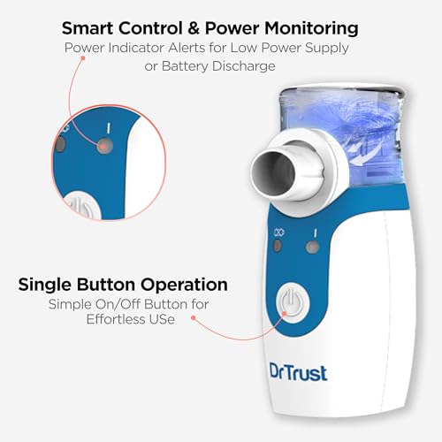 Dr Trust Portable Ultrasonic Mesh Nebulizer Machine