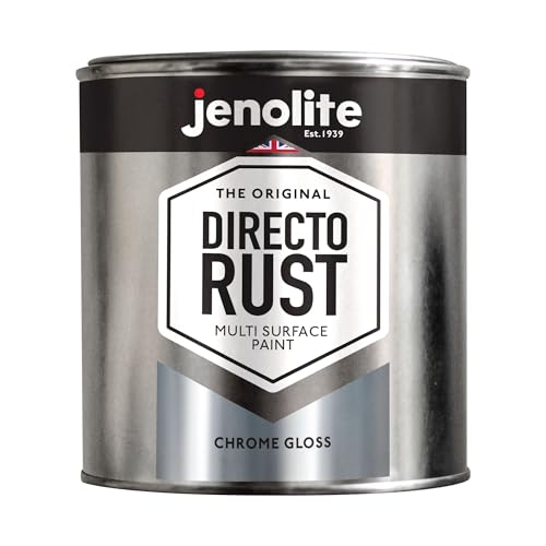 JENOLITE Chrome Paint | Smooth Metallic Silver Paint | Chrome Finish | Multi-Surface Chrome Paint For Metal, Wood, Plastic, C