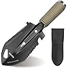 WILDAIR Camping Shovel Multifunctional 7 in 1 Survival Multitool Small Survival Shovel for Camping Tactical Shovel (Black)