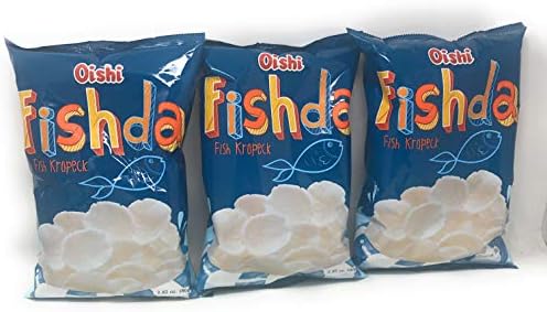 Oishi Chips (Fishda Fish Kropeck, 3 Pack)