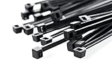 SNUG Fasteners (SNG898) 100 Qty 14 Inch Black Nylon 50 lb. Cable Zip Ties