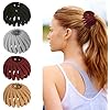 Bird Nest Magic Hair Clip - Expandable Hair Bun Maker Hair Accessories for Women Ponytail Holder Hair Bun Clip for Thin Thick Fine Curly Hair, Plastic Hair Barrettes Hair Scrunchies