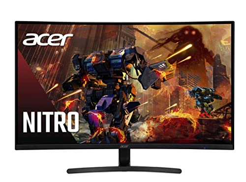 Acer Nitro ED323QU Pbmiippx 31.5' WQHD 2560 x 1440 VA 1500R Curved Gaming Monitor | AMD FreeSync Premium | Up to 165Hz | 1ms (VRB) | DisplayHDR400 | DCI-P3 92% | 2 x Display Port 1.2 & 2 x HDMI 2.0