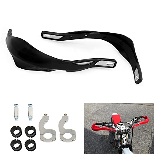 Universal Motorcycles Handguards Handlebar Hand Brush Guards Handle Protector Windshield Crash Protector For Honda Motocross Yamaha Suzuki Kawasaki Dual Sport Dirt Bike ATV MX