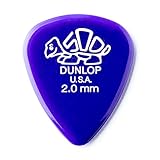 Dunlop Delrin®, Purple, 2.0mm, 12/Player's Pack