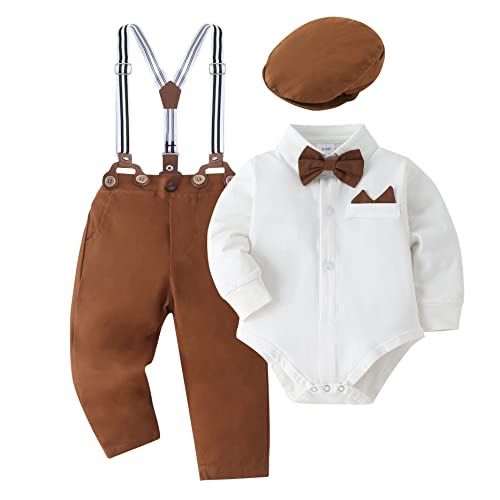 Baby Boy Clothes Set Infant Tuxedo Long Sleeve Gentleman Suit ...