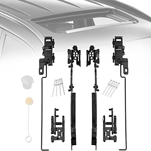 body parts for 99 zx9r - Sunroof Repair Kit Compatible with Ford F150/F250/F350/F450/Expedition Lincoln Navigator Mark LT Aftermarket Track Assembly Parts Replace# 02ESR1201ABK