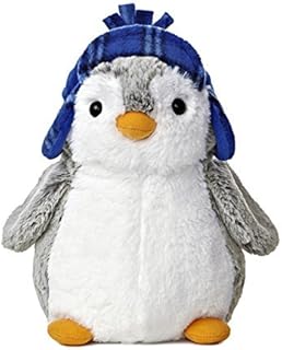 Aurora Pompom 9" Penguin Plush from World (Blue Hat)