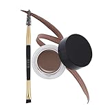 Milani Stay Put Brow Color - Dark Brown (0.09 Ounce) Vegan, Cruelty-Free Eyebrow Color that Fills and Shapes Brows…