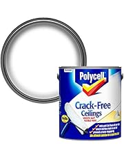 Polycell Crack-Free Ceilings Smooth Matt, White, 2.5L