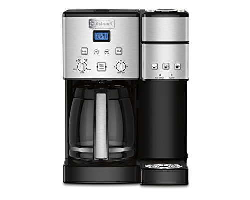 app controlled coffee maker - Cuisinart SS-15P1 Coffee Center 12-Cup Coffee Maker and Single-Serve Brewer, Single Serve Brewer Offers 3-Sizes–6-Ounces, 8-Ounces and 10-Ounces, Stainless Steel/Black