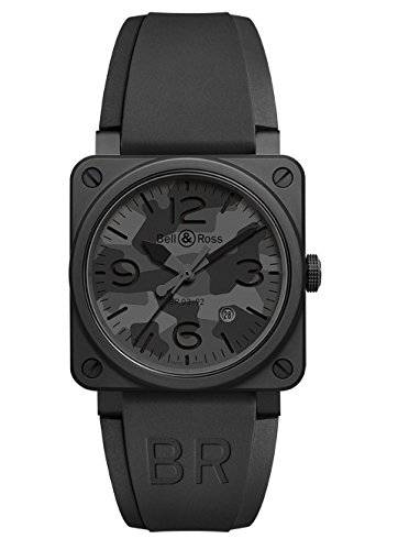 Bell & Ross BR03-92 Automatic 42mm Black Camo Mens BR0392-CAMO-CE/SRB