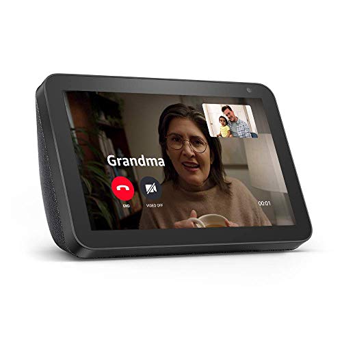 Echo Show 8 -- HD smart display with Alexa – stay connected with video calling - Charcoal