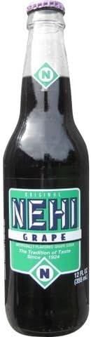 Nehi Grape Glass Soda, 12 oz (24 Bottles)