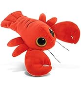 DolliBu Plush Lobster Stuffed Animal - Soft Fur Huggable Big Eyes Red Lobster Decor, Adorable Pla...