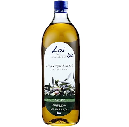 Loi Ladi - Extra Virgin Olive Oil from Crete, Greece by Chef Maria Loi, Authentic and Unfiltered - 33.8 Fl. Oz.