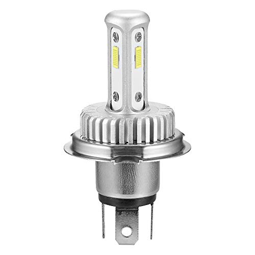 body parts for 99 zx9r - H4 LED Motorcycle Headlight Bulb Hi/Lo Beam 9003 Bulb 2500 Lumens White 6000k CSP Chips LED Car Headlight H4 Headlamp 1:1 Design (Pack of 1)