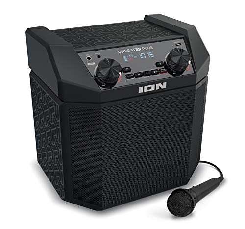 ION Audio Tailgater Plus - 50W Portable Outdoor Wireless Bluetooth Speaker with...