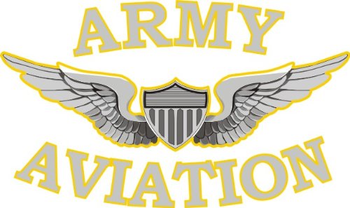 Buy Vet Shop US Army Aviation Window Bumper Sticker Decal 3.8