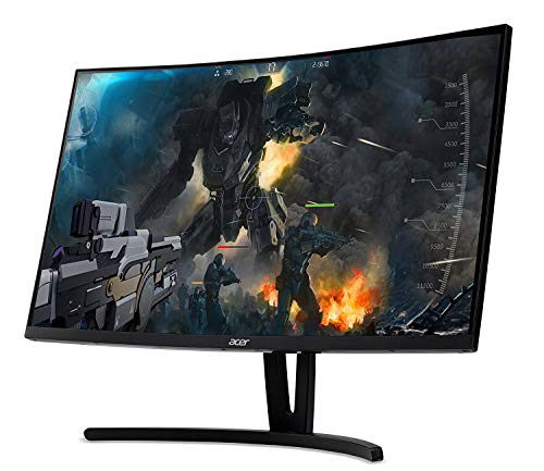 Acer Gaming Monitor 27” Curved ED273 Abidpx 1920 x 1080 144Hz Refresh Rate G-SYNC Compatible (Display Port, HDMI & DVI Ports) Black