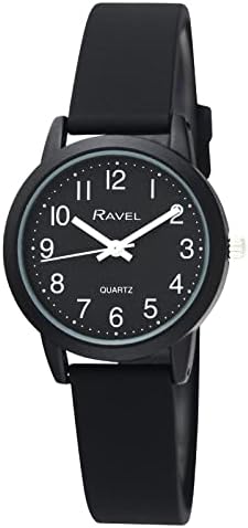 Ravel - Summer in Black Silicone Watch (30mm case) - Analogue Quartz - R1813.3 - Black