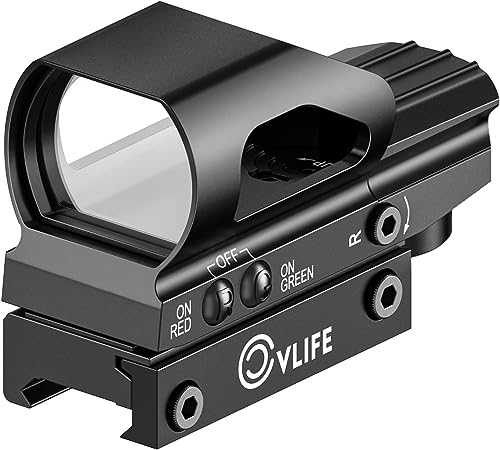 CVLIFE Red Green Dot Sight, 4 Adjustable...