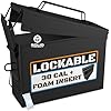 Solid Tactical 30 Cal Metal Ammo Can with Foam - Black - Custom M19A1 Waterproof Ammo Storage Box